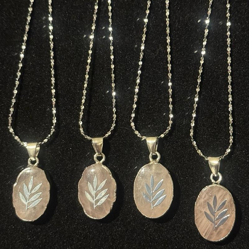 Rhodonite and Tigers eye, Red Jasper, Rose Quartz pendants 2