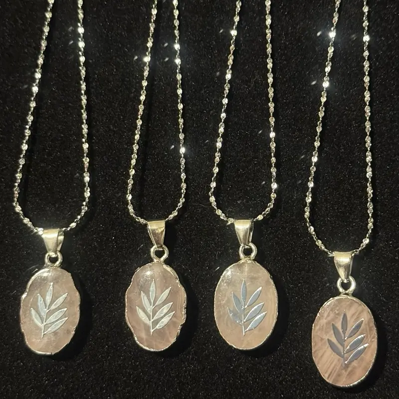 Rhodonite and Tigers eye, Red Jasper, Rose Quartz pendants 2