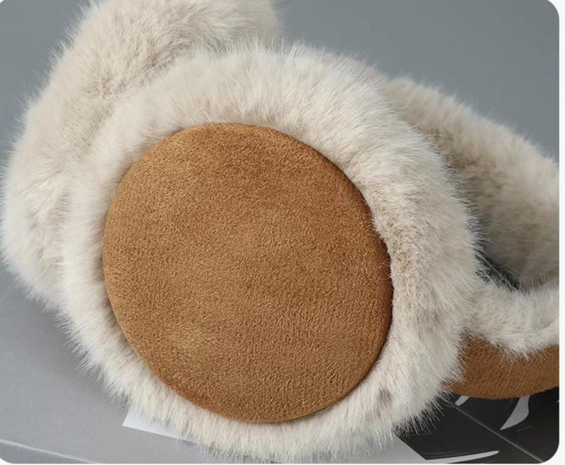 Classic Plush Earmuffs - Soft, Warm & Cozy Winter Ear Warmers for Outdoor Activities, Dry Clean Only, Ear protection, Cute, Anti-Freeze, Sports and Leisure, Foldable and Easy to Carry, Birthday Christmas New Year Warm Gift 6