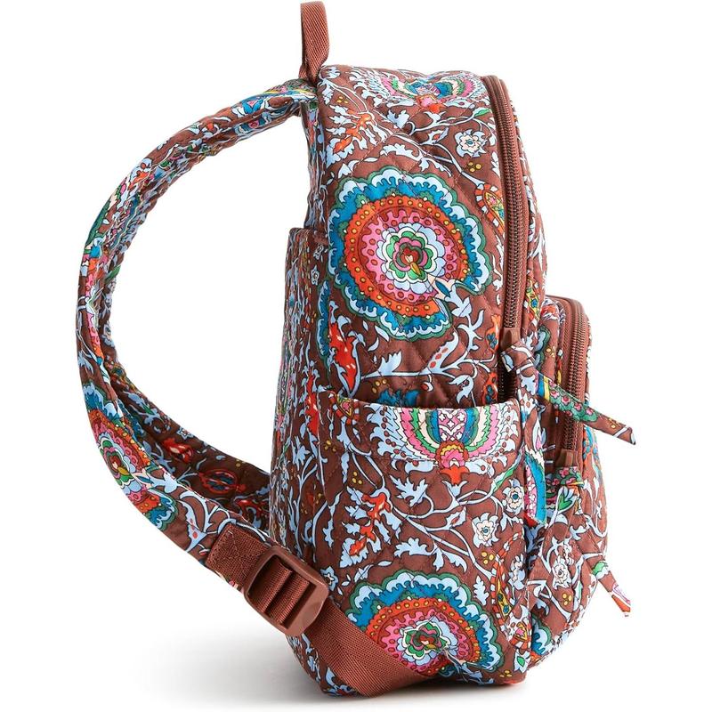Vera Bradley Women's Premium Cotton Small Banbury Backpack Bookbag 4