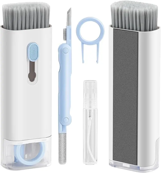 7-in-1 Gaming Keyboard Cleaning Tool, 1 Piece Multifunctional Dust Removal Brush Cleaning Products for Phone, Earphone, Computer, Laptop, Watch, Camera, Lens, Phone Accessories, Portable Cleaning Gadgets, Dust Remover Tool Sweep Brush 0