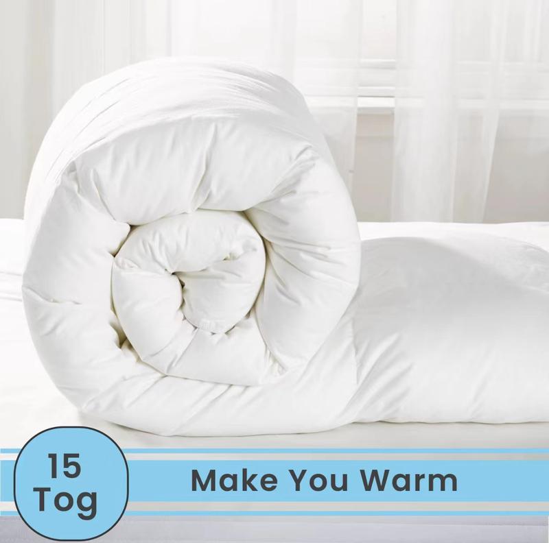 Family Duvet King Size 13.5 Tog-15Tog Premium Super thick and warm fiber duvet for a comfortable experience this winter family's choice 2