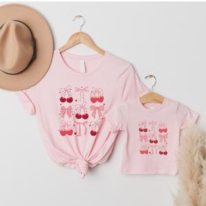 Fruity Coquette Icons Matching T-Shirts