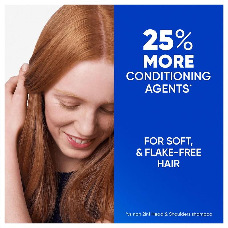 Head & Shoulders Classic Clean Anti-Dandruff 2-in-1 Shampoo, 1000 ml Conditioner Haircare Cleanser Cleansing 4