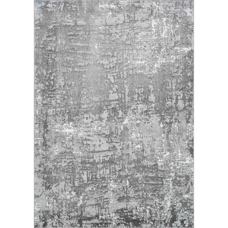 Serenity Abstract Lines Rug - Grey 3