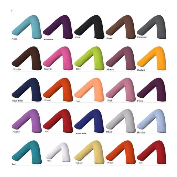 ARLINENS Polycotton V Support Pillowcase - Comfortable, Machine Washable, Available in Multiple Colors 0