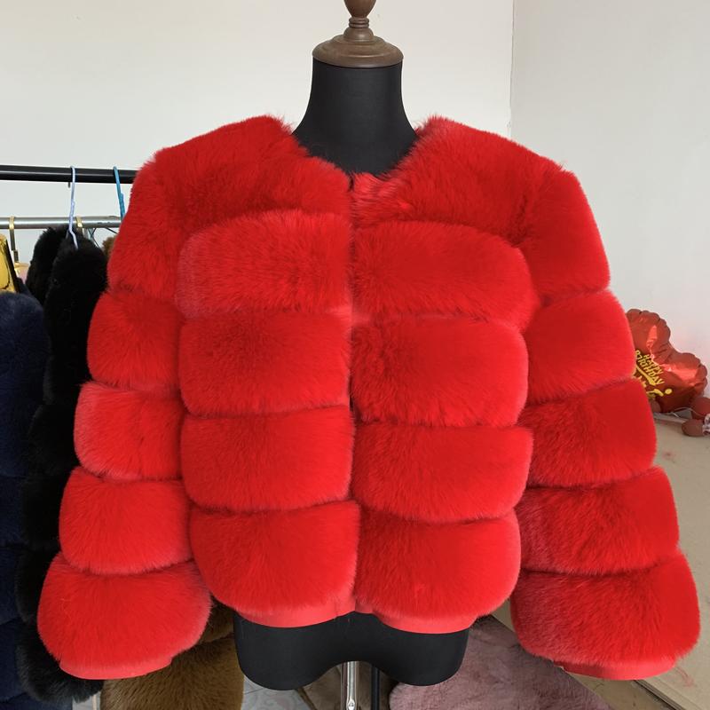 Product Introduction of [2024]Women faux Faux Fur Coat Autumn Winter High Quality Faux Fox Fur Coat fluffy coat fury elegant faux furr 7xl plus size women clothing1 8