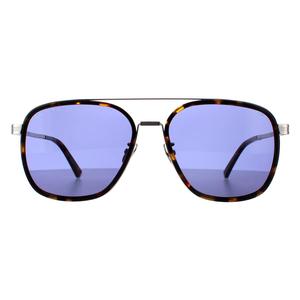 Police Sunglasses SPLC49 Lewis 21 04BL Dark Havana Blue for Female - Womenswear - Womens Sunglasses - Shades