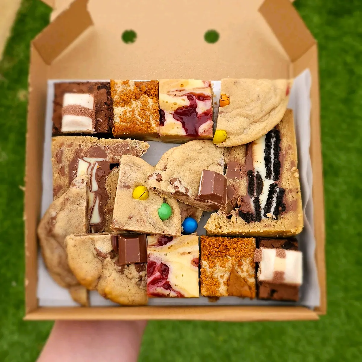 The Broken Bakes Box (Regular)  / Brownies / Blondies / Cookies / Cookie Pies / Cakes / Postable Treats PLEASE READ DESCRIPTION FOR DELIVERY DATE INFO