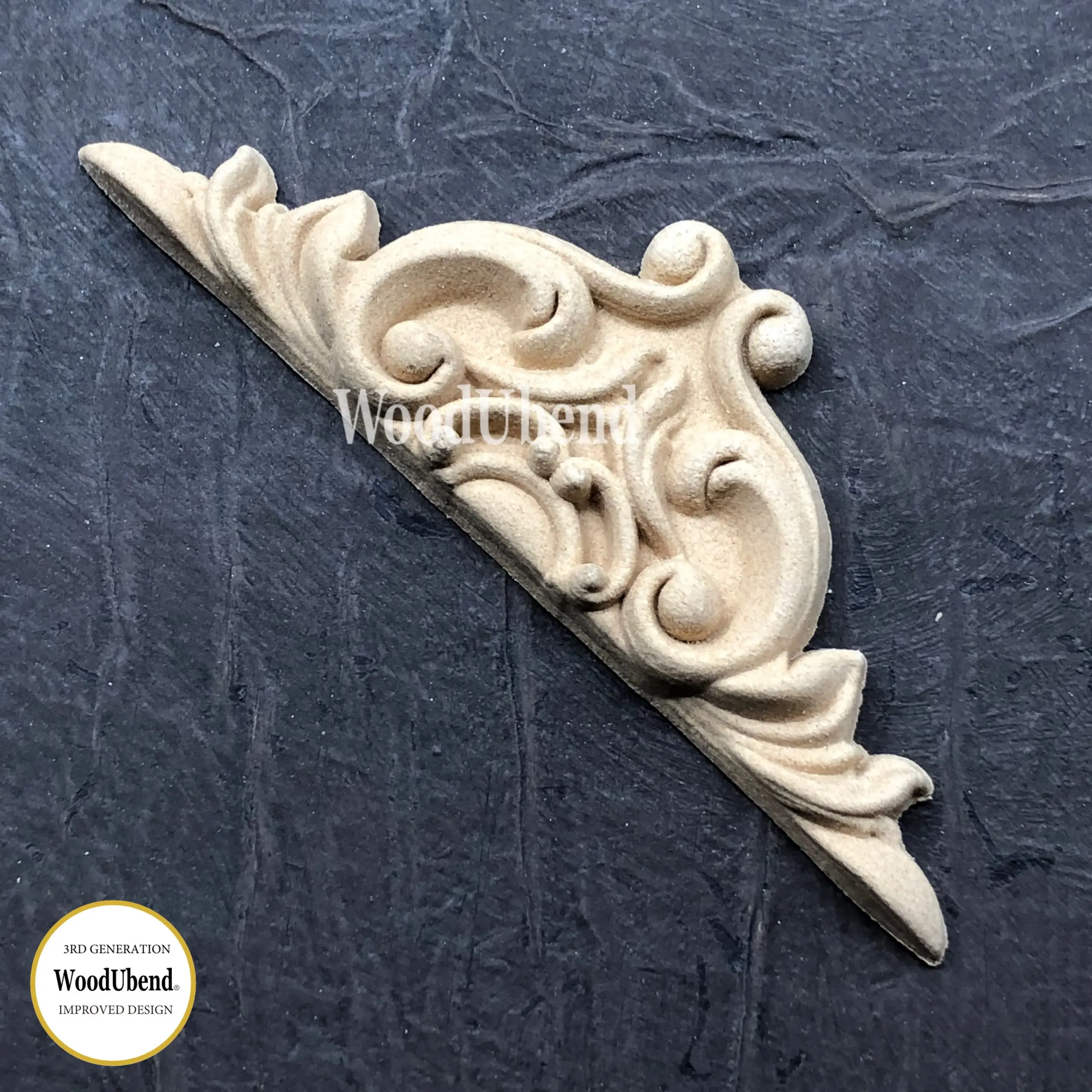 Pack of Two Pediments WUB2168 10.5x3.5cm
