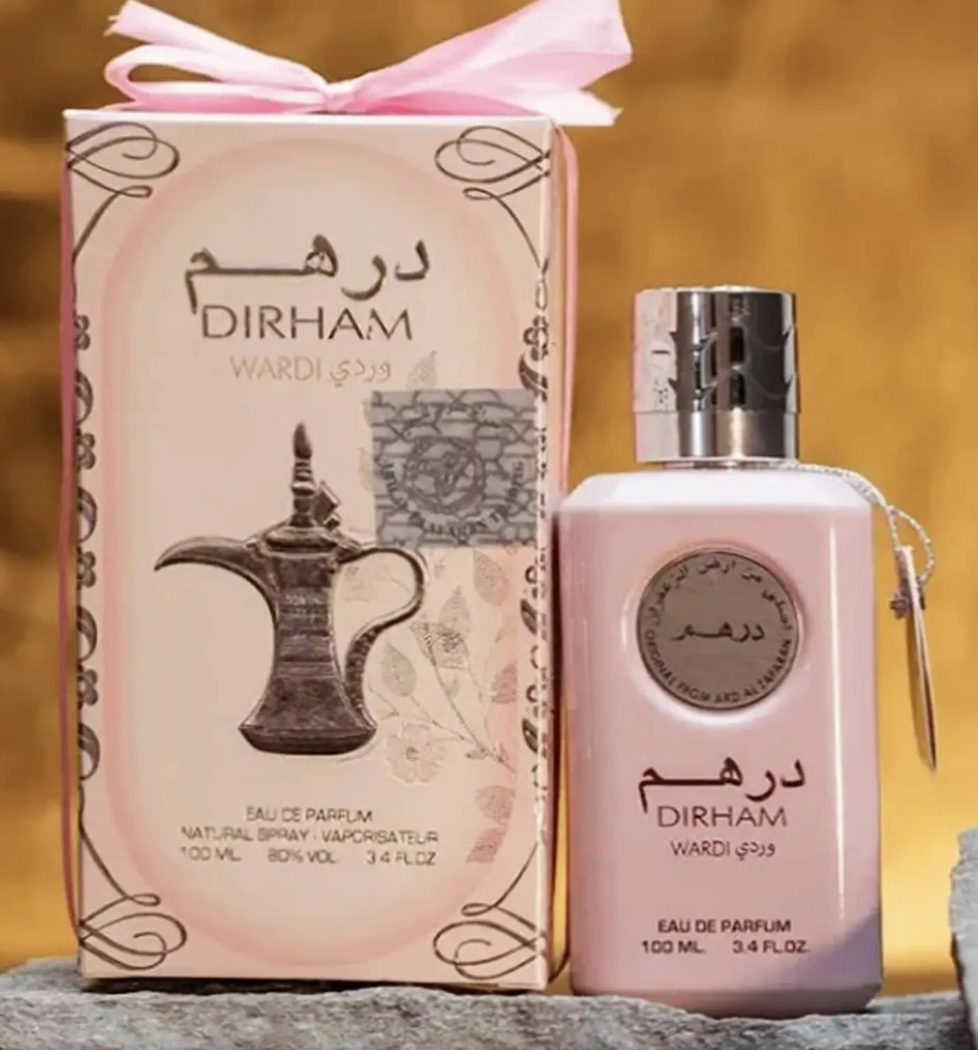 Dirham Wardi Perfume 100ML Sensitive Scented Aroma Fragrance