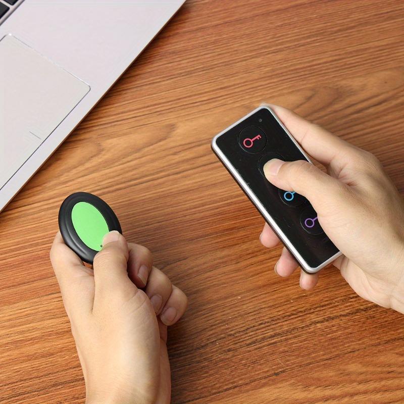 Product Introduction of Key Finder Locator, Wireless Key Tracker, Remote Finder Tracking Device, Easy To Use, Perfect For Seniors, Tracker Tags For Finding Car Keys, Phones, Wallet, Remote Control, 1 Transmitter & 4 Receivers Anti-Loss Device, Gifts For Christmas 13