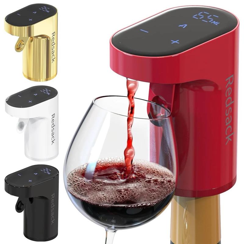 Redsack Wine Aerator - Soda/Wine Dispenser, Kitchen Accessories, Gadgets For The Home, Fathers Day Gift, Self-pouring, Summer Giff, Milk Dispenser, Fridge Water Dispenser, Great for Office Camping Juice Drinks, Refrigerator Organizers, Cocktail R2R Glass 1