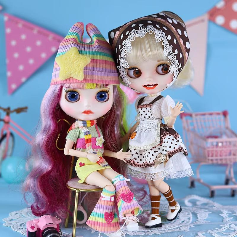 ICY DBS Blyth Doll BJD Joint Body White Skin Dopamine Girl Set 1/6 Toy 30cm Girl Gift Anime 4