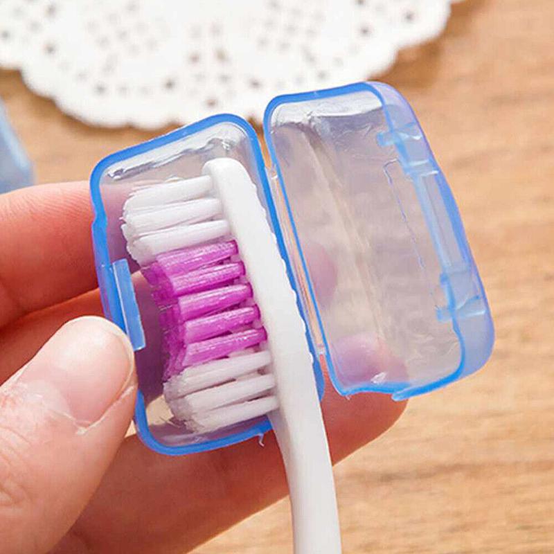 5 x Toothbrush Head Cover Protector Portable Travel Camping Brush Cap Set UK 6