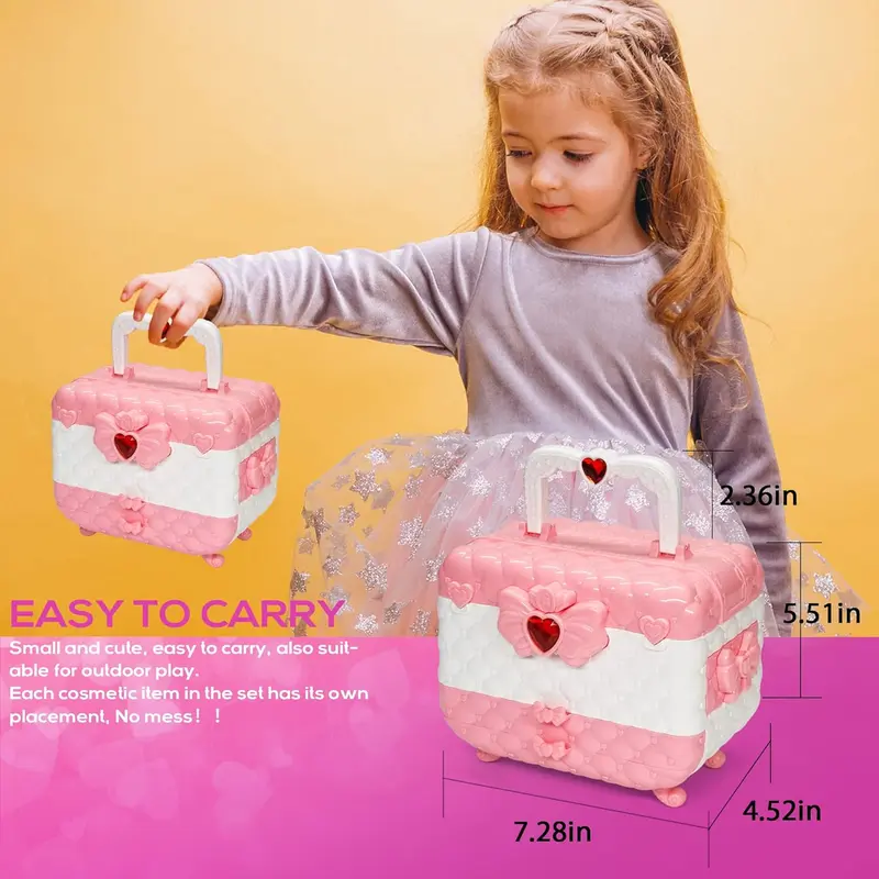 Kids Makeup Sets For Girls Toys - Children Makeup Sets For Girls Washable Make Up Set, Children's Princess Play Games Toy Presents makeup for kids 3