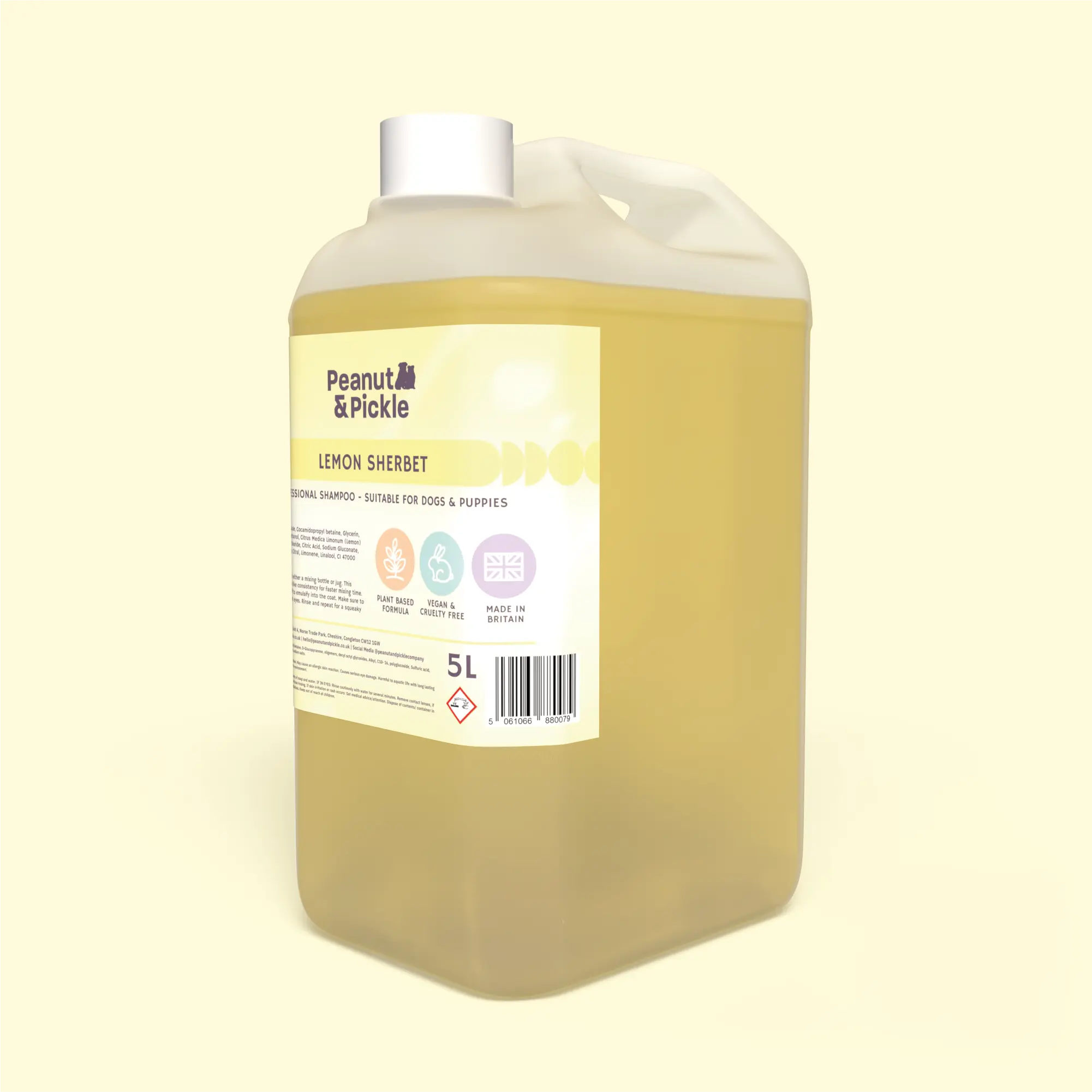 Lemon Sherbet  | Professional Dog & Puppy Shampoo | 5L