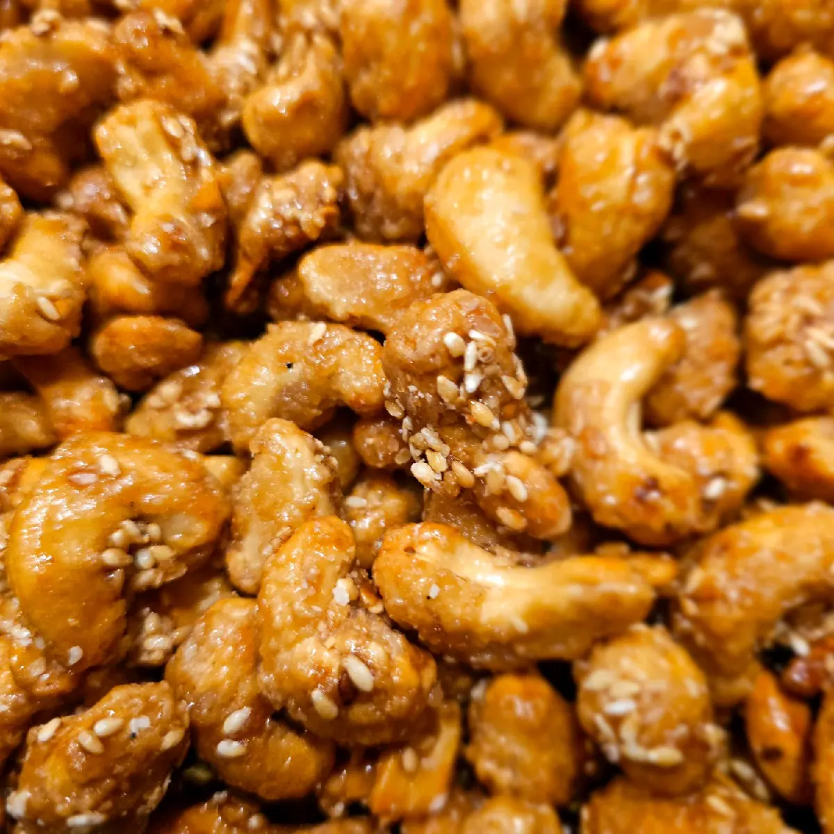 Honey Sesame Cashews - Delicious Snack for Nut Lovers Protein Crunchy Sweet fiberrich food cashew fruit