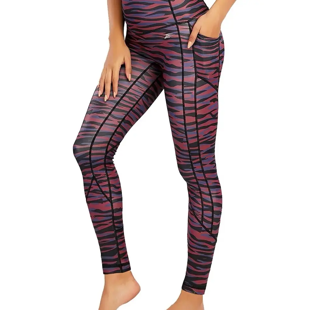 TomPro Feline Gloss High-Rise Women's Yoga Leggings