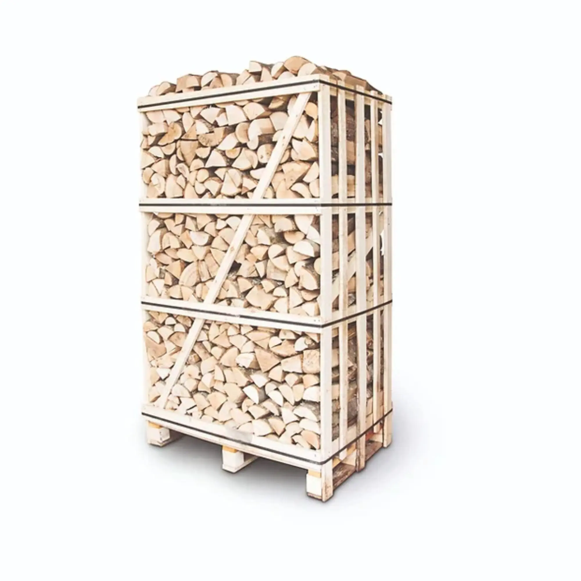 Kiln Dried Firewood - Large Crate | Ready to Burn, High Quality Hardwood Birch Logs