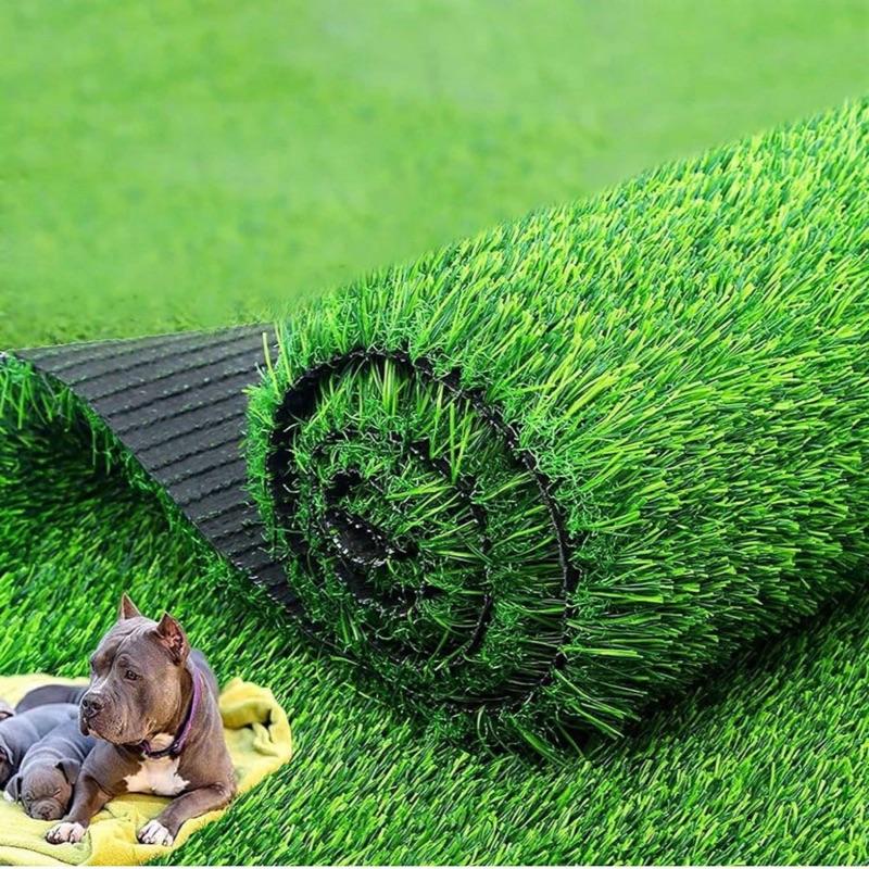 Artificial Grass Green Astro Garden Lawn 15 mm Pile Fake Grass Turf ROLL (1 X 4 M) - Realistic Looking Environment Safe plant pot modern planters 0