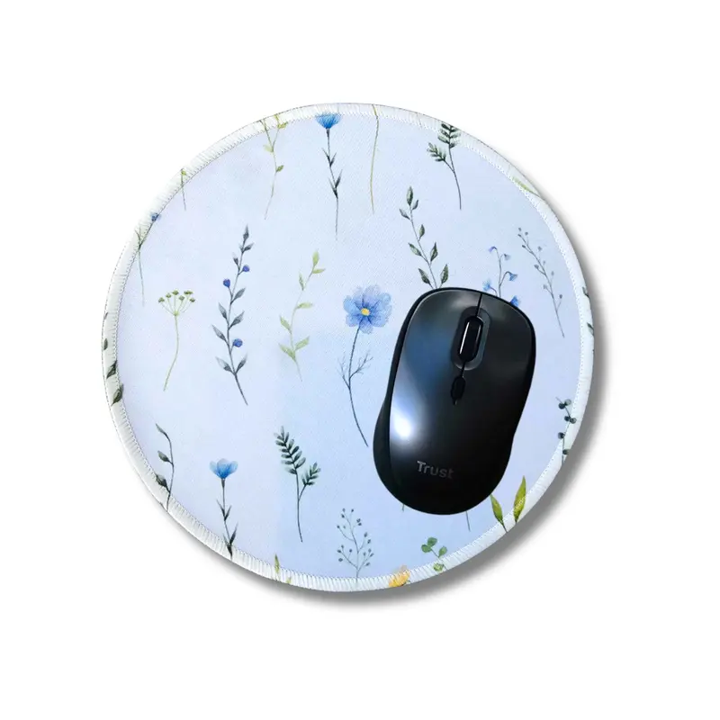 Springtime Flower Mouse  Mat, 22cm, 2mm Thickness, Non-Slip Mouse Mat 2