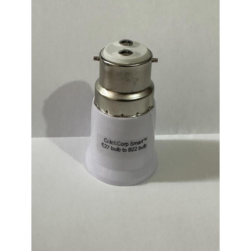 CritchCorp Smart™ V1 E27 to B22 bulb converter. Make your E27 bulb work in a B22 socket 5