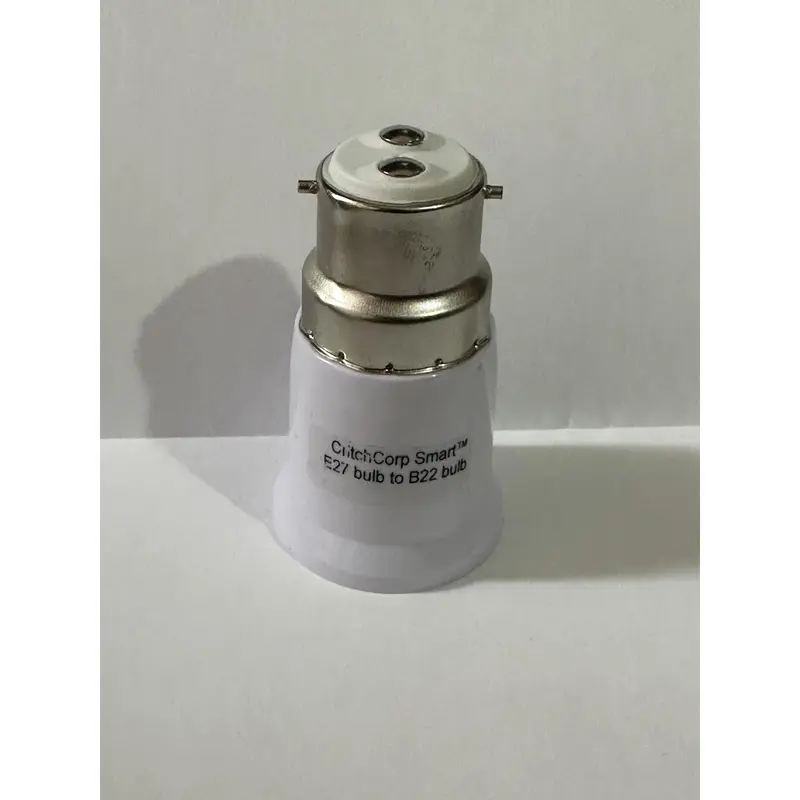 CritchCorp Smart™ V1 E27 to B22 bulb converter. Make your E27 bulb work in a B22 socket 5