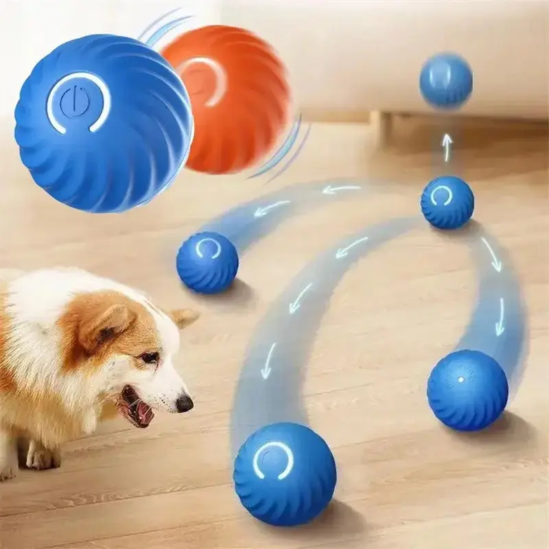 Interactive Smart Dog Toy Ball - USB Rechargeable Pet Ball for Active Play & Exercise