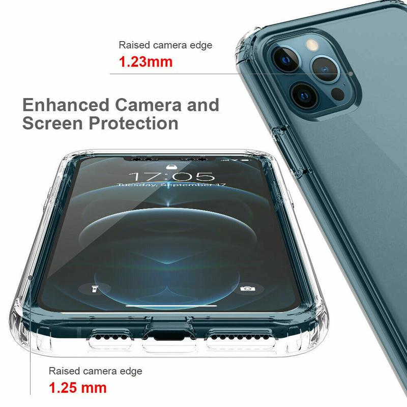 Clear Silicone 360 Front & back Full Phone Protection cover Case For Apple iPhone 14, 14 Plus, 14 Pro, 14 Pro Max, iPhone 13, 13 Pro, 13 Pro Max, iPhone 12, 12 Mini, 12 Pro, 12 Pro Max, iPhone 11, 11 Pro Max, XS Max, XS, X, 8, 7, SE 2020 4