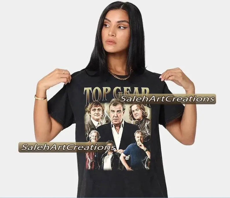 Vintage Top Gear Jeremy Clarkson James May Richard Hammond Car Meme Gift For Woman and Man Unisex T-Shirt