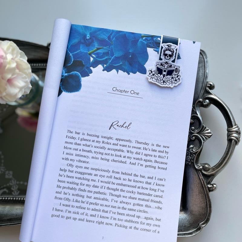 Magnetic Bookmark - Skeleton Reading - Perfect for between those pages. 2