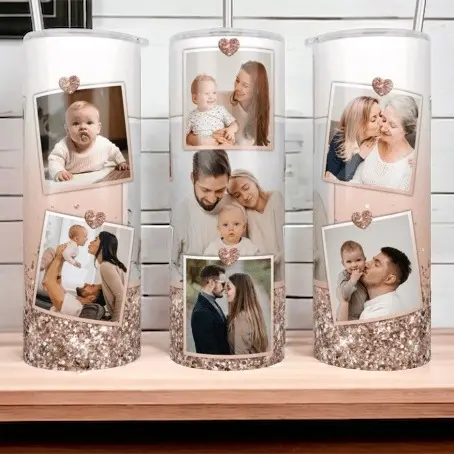 Personalised Photo Tumbler, Custom Picture Tumbler, Insulated Photo Tumbler, Gift for Her, Keepsake Tumbler drinkware 6