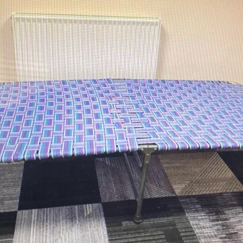 Indian Manja Khat Portable Folding Single Bed 6.3 x 3.3 foot) Heavy Duty 12kg Outdoor & Indoor Use. 3