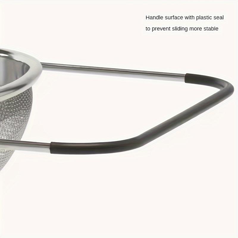 Stainless Steel Fine Mesh Strainer and Drainage Basket for Vegetable Filtering - Kitchen Essential, Food-Safe, Filtering Vegetables 5