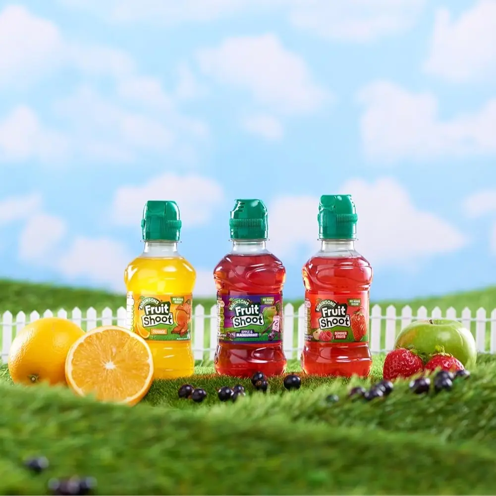 Robinsons Fruit Shoot 24 Pack, 24x200ml, Available in Orange or Apple & Blackcurrant, Child friend juice, snack, packed lunch Beverage