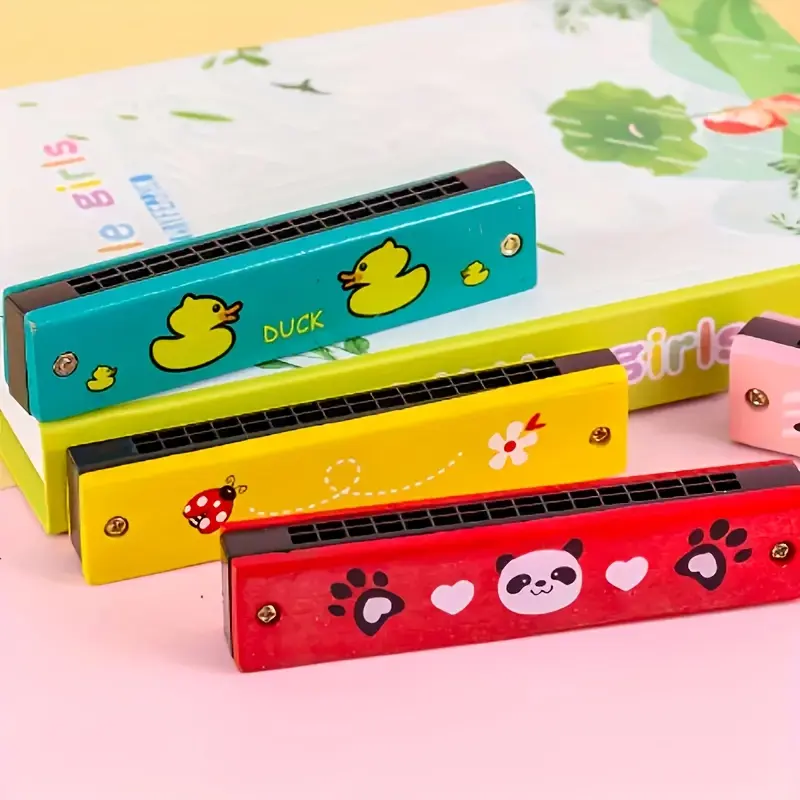 [16-Hole Harmonica for Youngsters] 16-Hole Harmonica Musical Toy for Youngsters - Perfect Beginner's Gift for Christmas, Halloween & Birthdays (Color Varies), Perfect for Winter, New Year 7