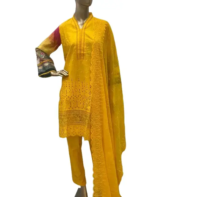 sadabahar brand chickenkari dress