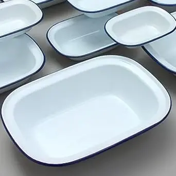 FALCON Oblong Pie Dish WHT 24CM Plates Oven 1