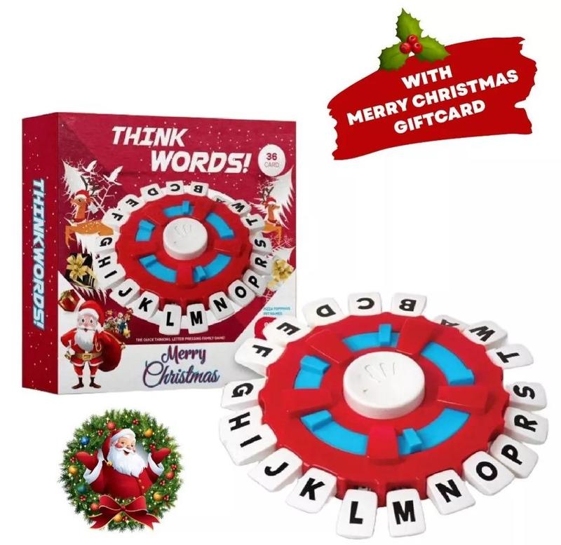 NEW Think Words Tapple Word Game The Quick Thinking, Letter Pressing Game Gift - 1