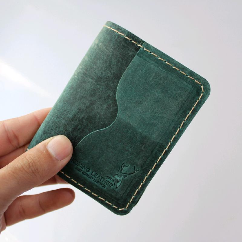 Genuine Leather Card Wallet, Multicolor, Koning Leather 8