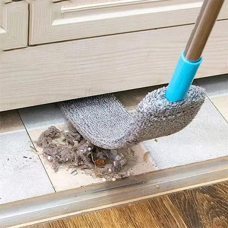 LONG HELD DUST MOP: floor, ceiling cleaning , bed bottoms dust cleaner sofa dust removal brush handheld household cleaning tool Steel Extendable Microfiber Retractable 6