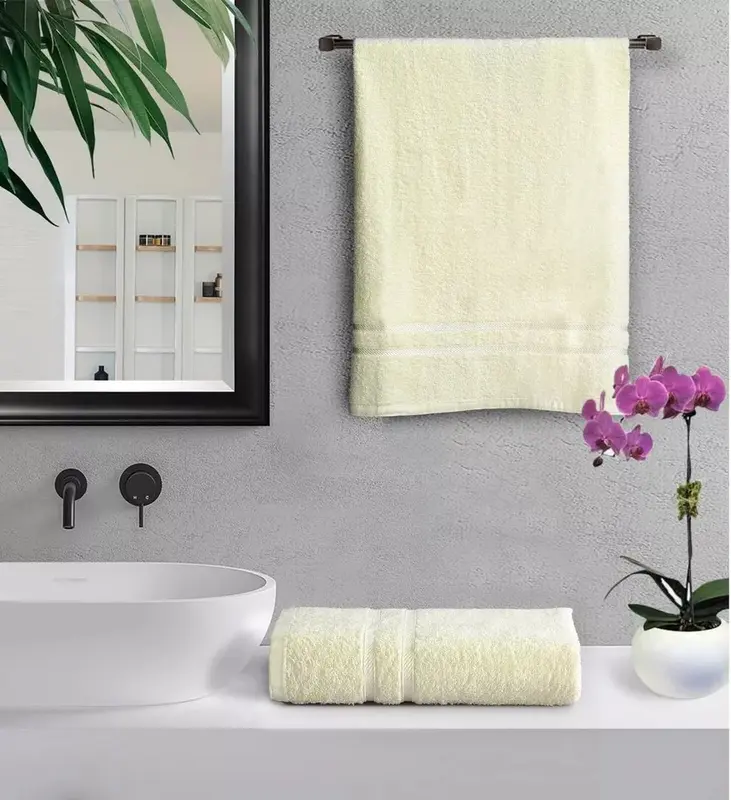 2x Luxury Towel Bath Sheet Set – Soft, Absorbent, 100% Cotton, Large Spa Towels 7