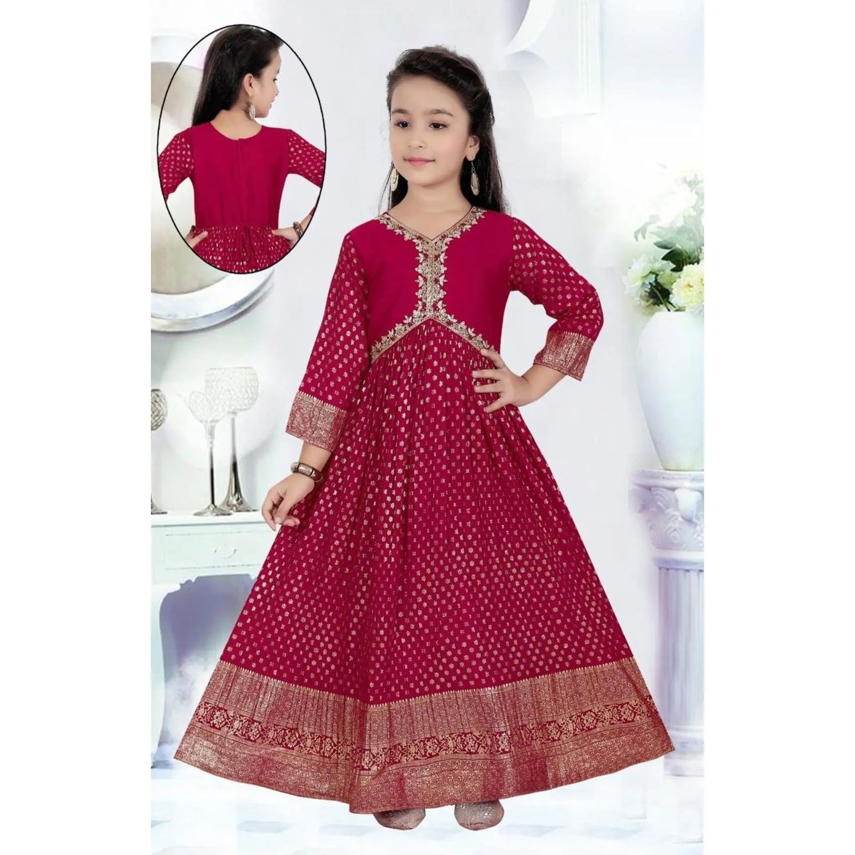 BS-GR-624 - Girls Lehenga