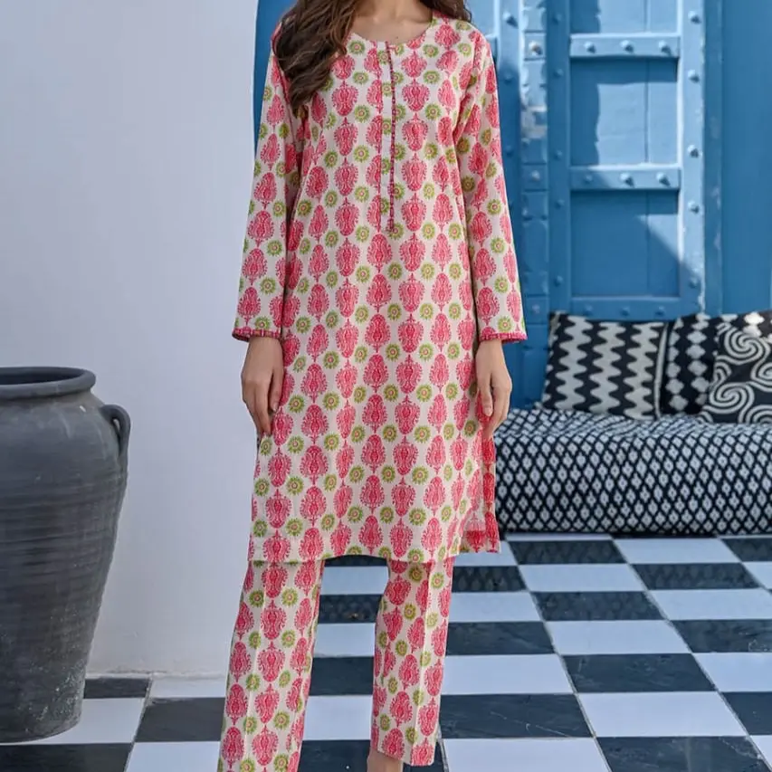 Waniya TRICKLING STRIPES Lawn Stitched 2 piece Ladies Suit