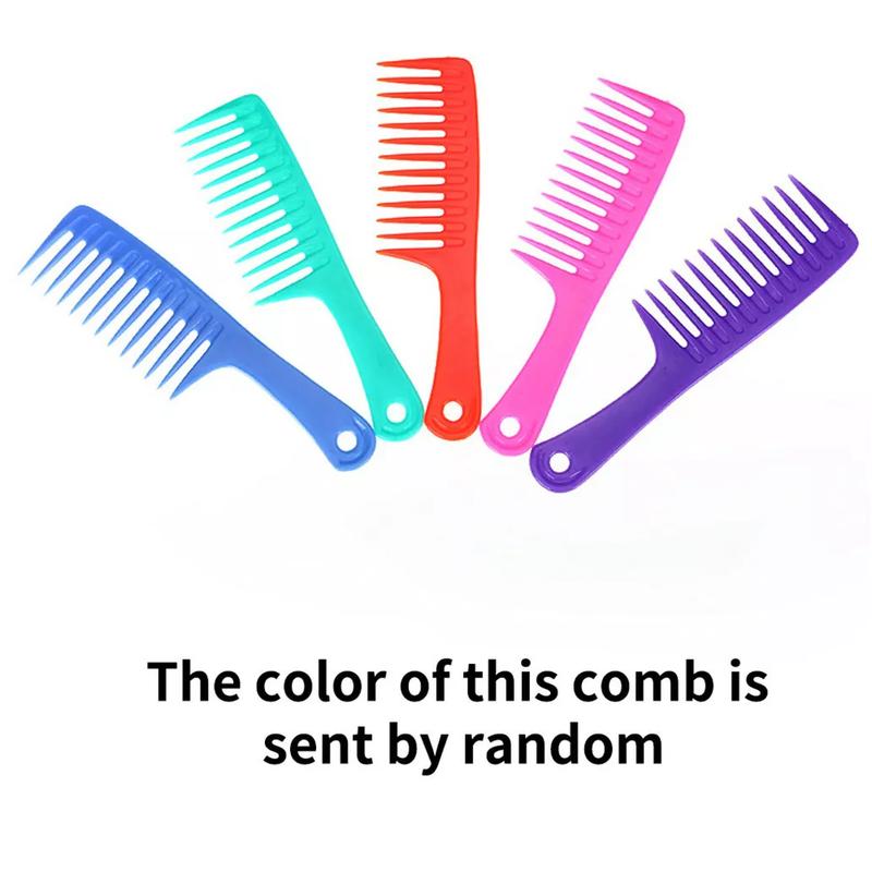 Product Introduction of Hairdressing Tool Large Wide Toothed Curly Hair Comb Household Unisex for Beauty Haircare Heatless 3