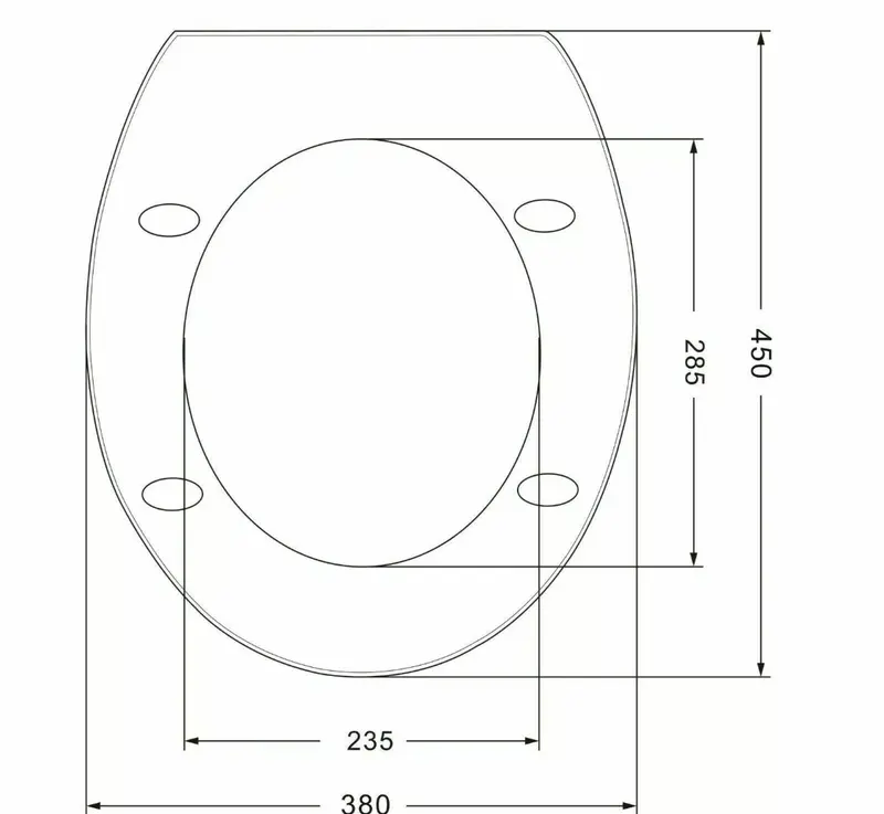 Soft Close Toilet Seat White Bathroom Oval Heavy Duty Universal Hinges Anti Slam 8