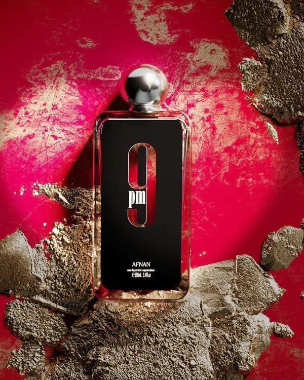 [Free Shipping](Hot selling)AFNAN 9 PM for Men Eau de Parfum Spray, 3.4 Oz Perfume Fragrance Produced by Afnan factory men's fragrances 6