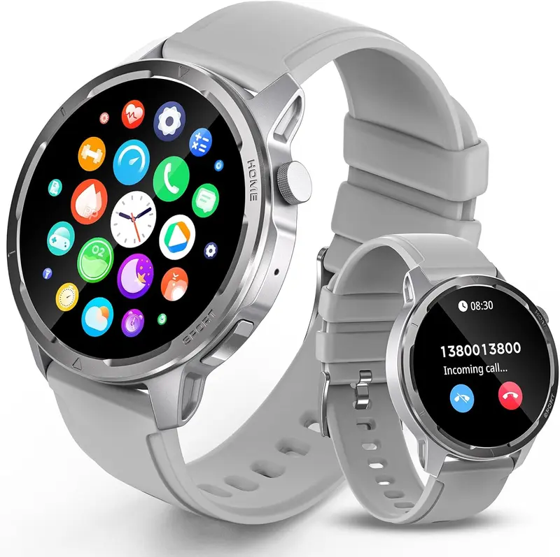 Smart Watch for Men Women Call and Text, Waterproof Sports Smartwatches with AI Voice/Heart Rate/Sleep Tracker, 1.39'' TFT HD Full Touch Screen Bluetooth Ladies Health Watches for iphone Android 1