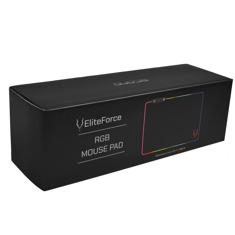 EliteForce RGB Gaming Mouse Mat Pad - 336x245x3mm Led Mousepad with Non-Slip Rubber Base 4